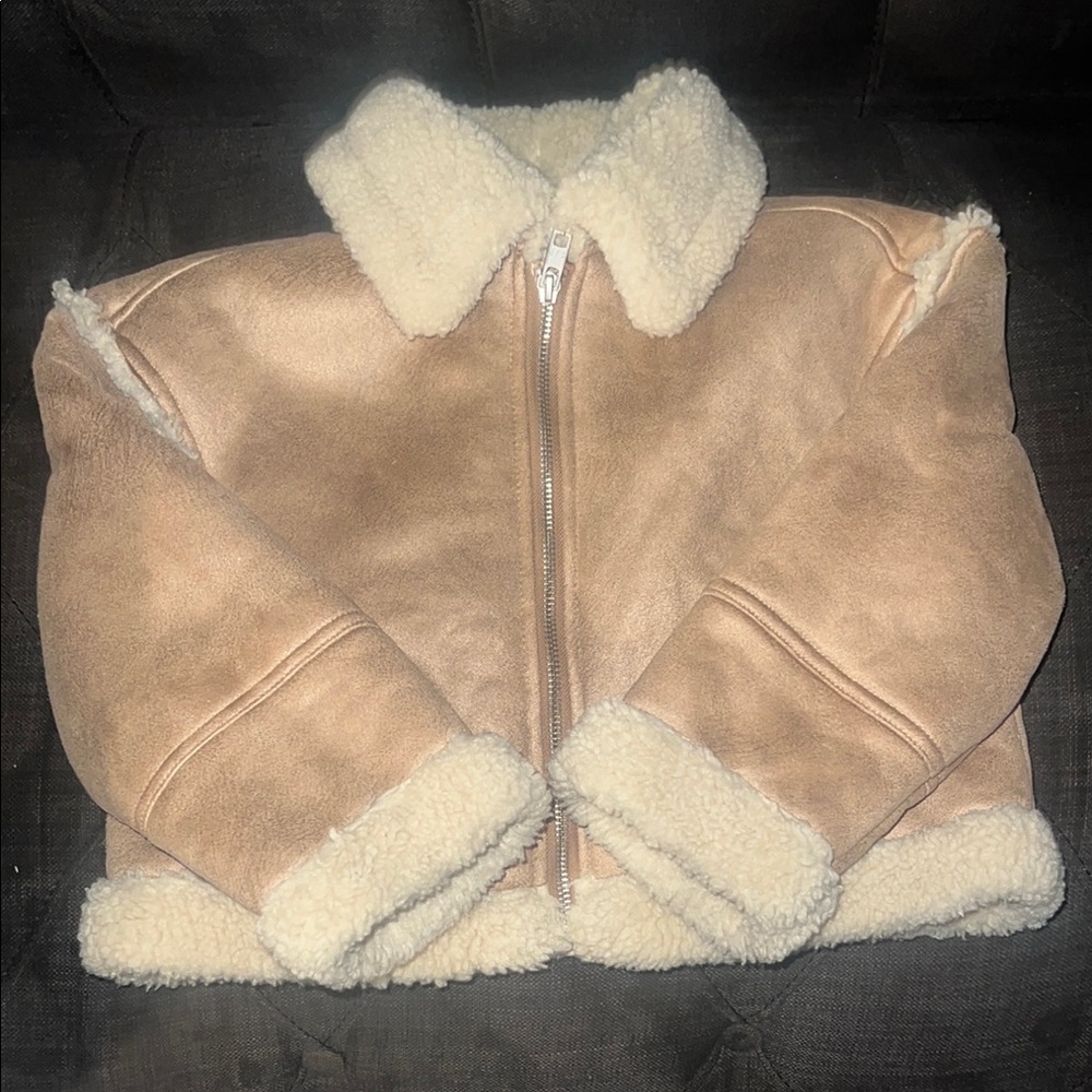 GAP Tan Shearling Jacket